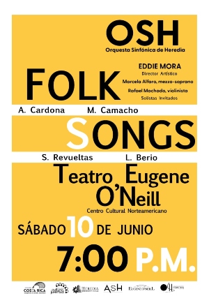 CONCIERTO: FOLK SONG - ORQUESTA SINFÓNICA DE HEREDIA